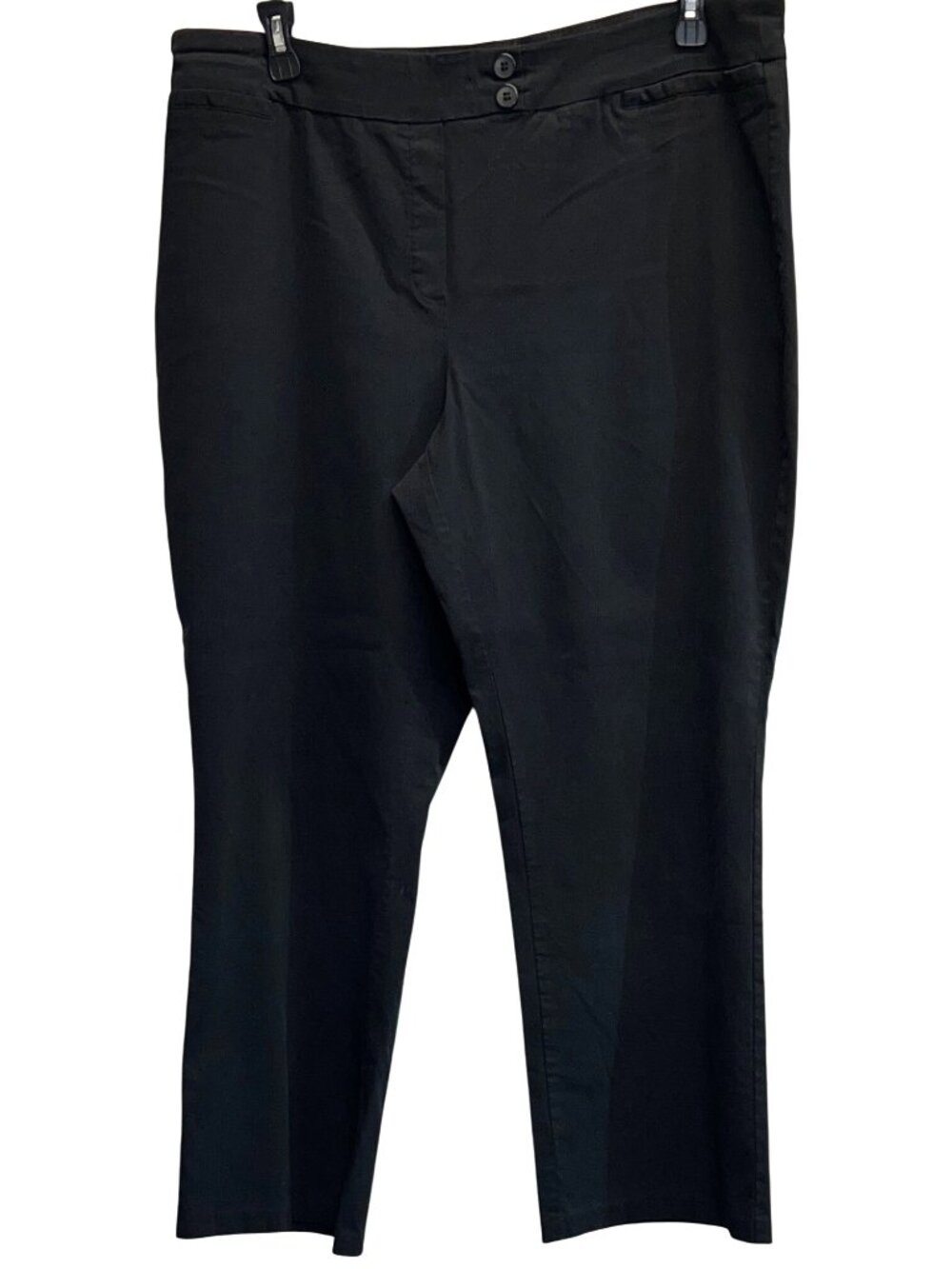 Joe Benbasset Womens Black Dress Pants Size 22/24 Machine Wash Cold Water Stretc